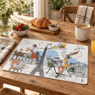 La Parisienne placemat, 30 x 45