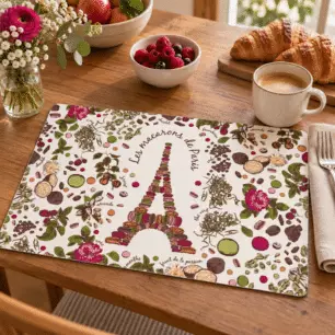 Macarons de Paris placemat, 30 x 45