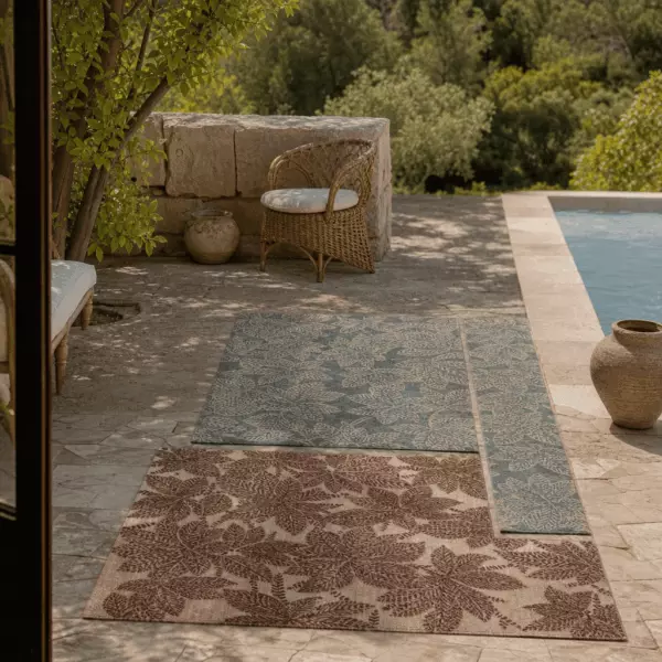 Tappeto outdoor Ariane in poliestere riciclato