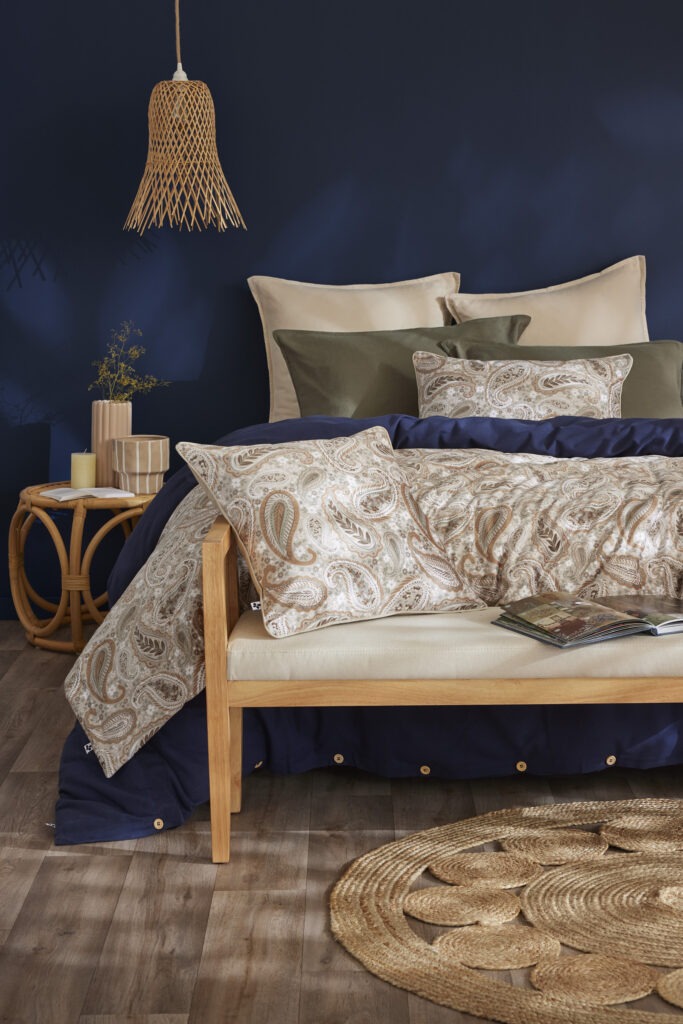 Ambiance chambre avec le bout de lit VALENTINE