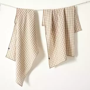 VICKIE String Dish Towel in a Kitchen
