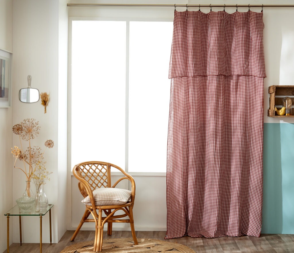 Rideau VICKIE Terracotta en ambiance