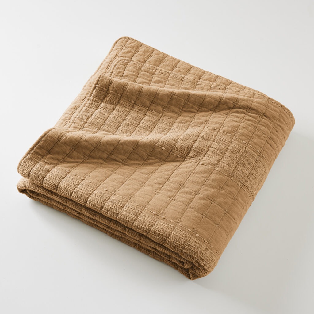 Couvre-lit ZELIE Camel 240 × 260 cm