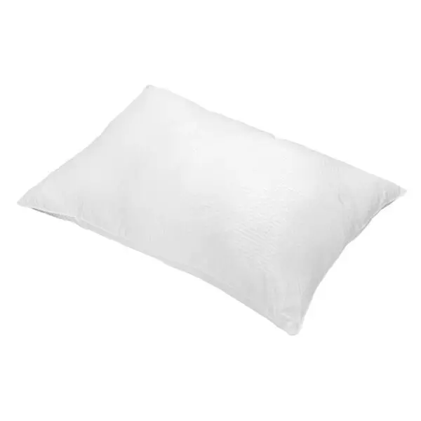 Oreiller CARESSE rectangulaire 50 × 70 cm, microfibre blanche