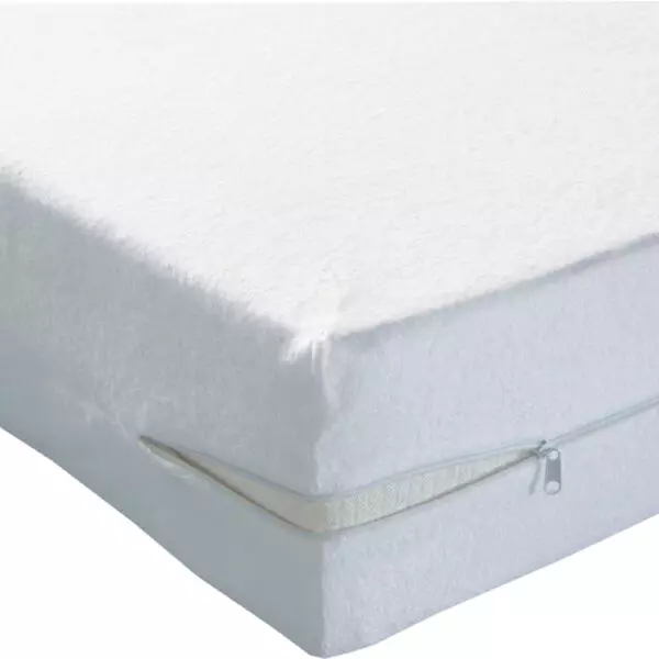Funda de colchón ELASTIC TO de algodón elástico blanco, vista del producto