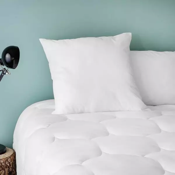 Almohada y almohadilla PLENITUDE en una habitación acogedora